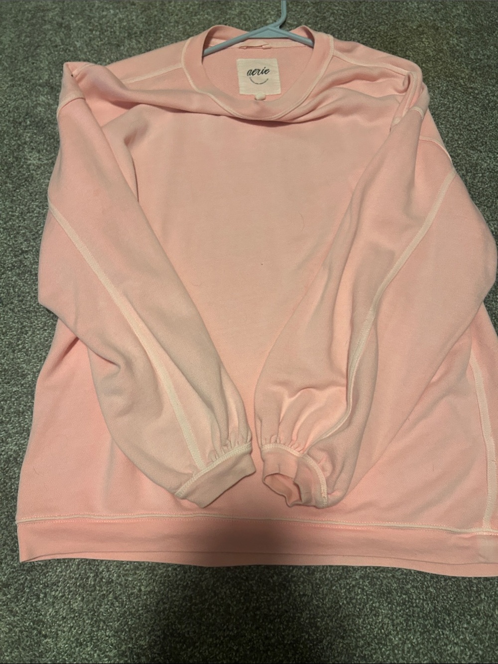 Aerie Pink Pullover Sweatshirt